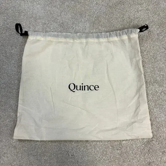 NWOT Quince Italian Leather Patchwork Crossbody Bag Black With Dustbag - Picture 7 of 7